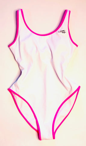 Slix Original Power Suit White/Neon Pink