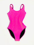 <em>Reversible</em> Slix Original Power Suit <br /> 2 Suits in 1 - Black/Pink Crinkle