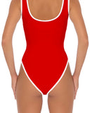 Swimming Suit Red - Slix Allwear