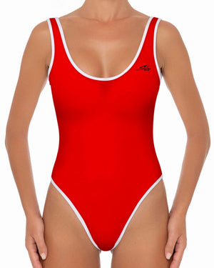Swimming Suit Red - Slix Allwear