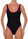 <em>Reversible</em> Slix Original Power Suit <br /> 2 Suits in 1 - Black/Pink Crinkle